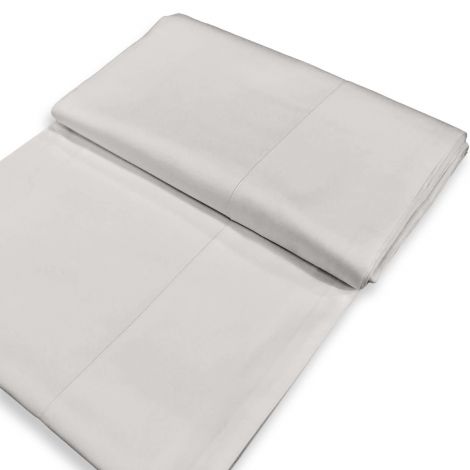 RASO Smooth king double bed sheet 300x300 in Pure Cotton SATIN - Gray