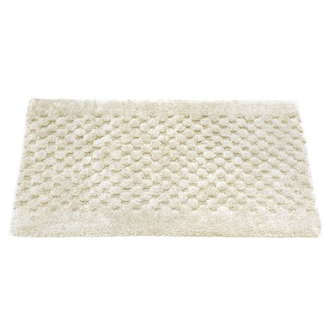 SAVONA Bath mat in pure non-slip cotton 50x100 cm - Cream