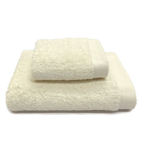 STAR 600 set of 2 face and guest towels 600 gr/m² - Ivory