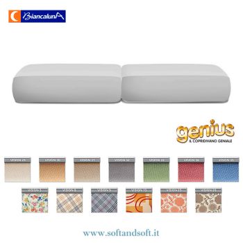 Copridivano Genius Punti Vendita Napoli.Copricuscino Tre Posti Elasticizzato Tinta Unita Rivenditore Ufficiale Vendita Online Genius 4d Biancaluna Antimacchia Softandsoft It Soft Soft