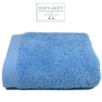 STAR 600 telo bagno spugna 600 gr/m²-Azzurro